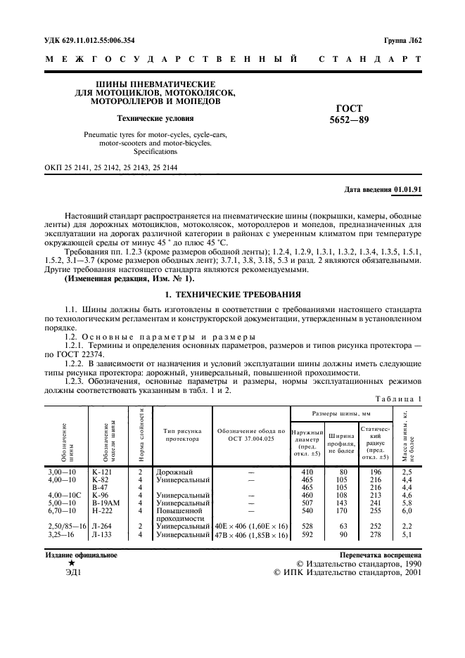 ГОСТ 5652-89