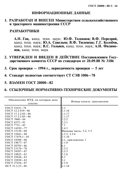 ГОСТ 20000-88