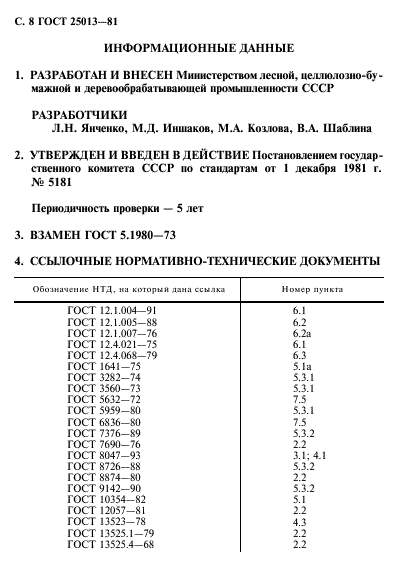 ГОСТ 25013-81