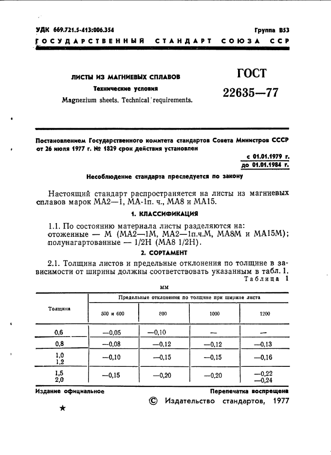 ГОСТ 22635-77