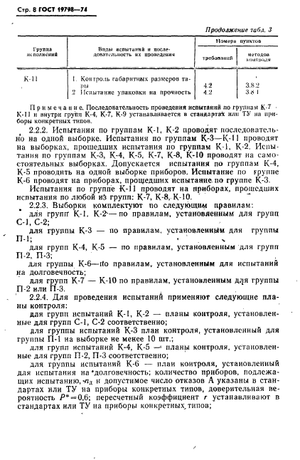 ГОСТ 19798-74