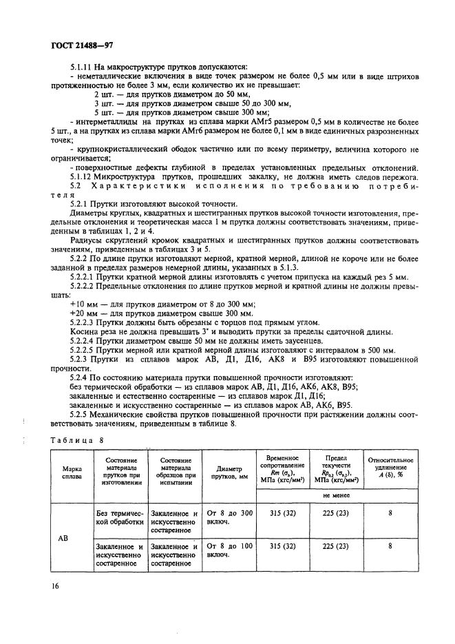 ГОСТ 21488-97