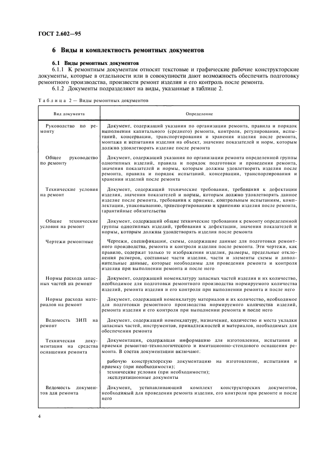 ГОСТ 2.602-95