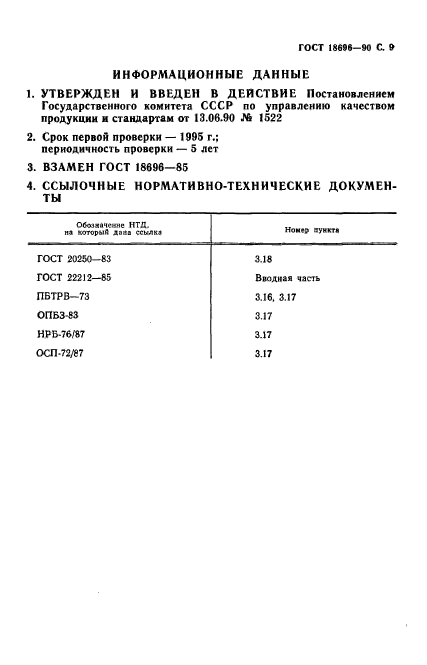 ГОСТ 18696-90
