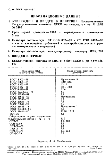 ГОСТ 27445-87