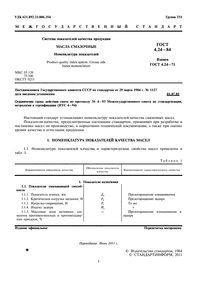 ГОСТ 4.24-84