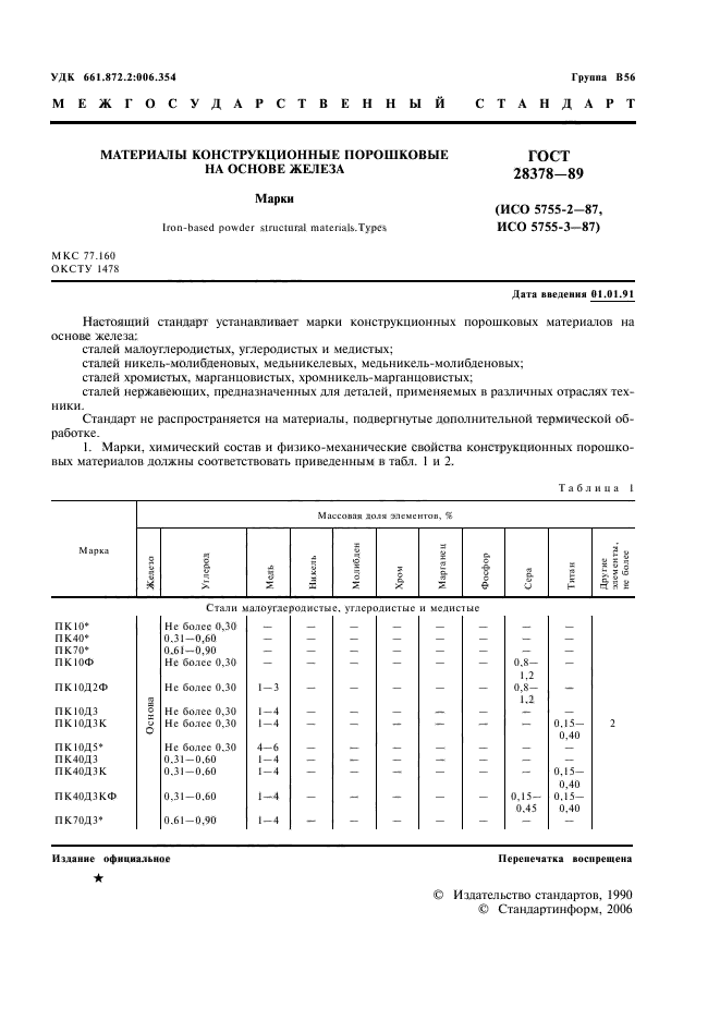 ГОСТ 28378-89