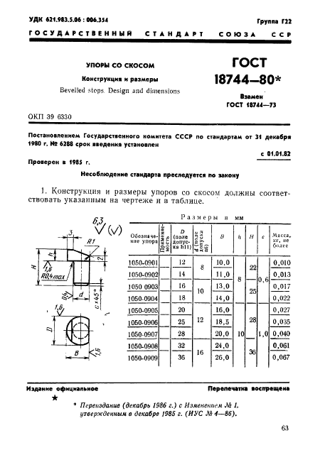 ГОСТ 18744-80