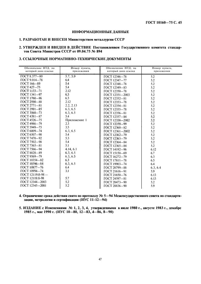 ГОСТ 10160-75