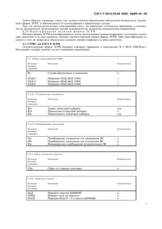 ГОСТ Р ИСО/МЭК МФС 10609-10-98