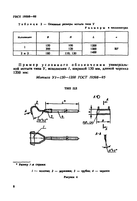 ГОСТ 19598-95