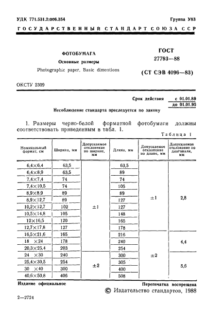 ГОСТ 27793-88