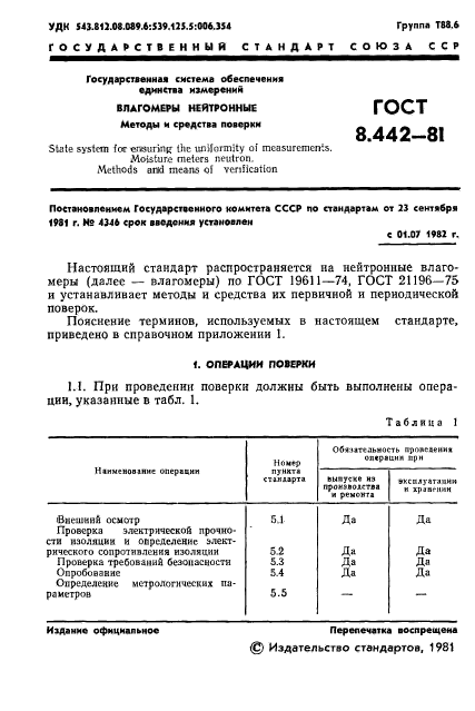 ГОСТ 8.442-81