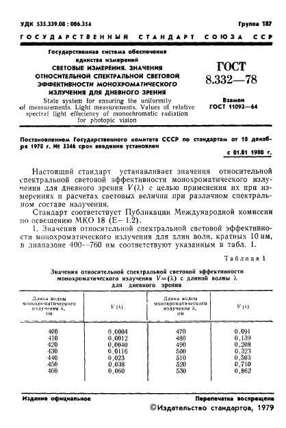 ГОСТ 8.332-78