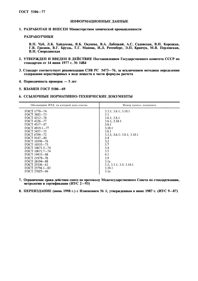 ГОСТ 5106-77