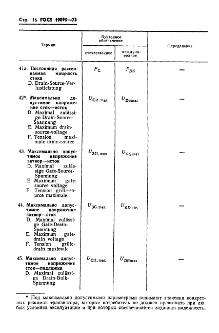 ГОСТ 19095-73