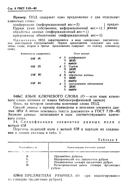 ГОСТ 7.52-85