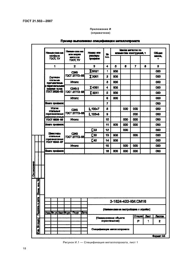 ГОСТ 21.502-2007