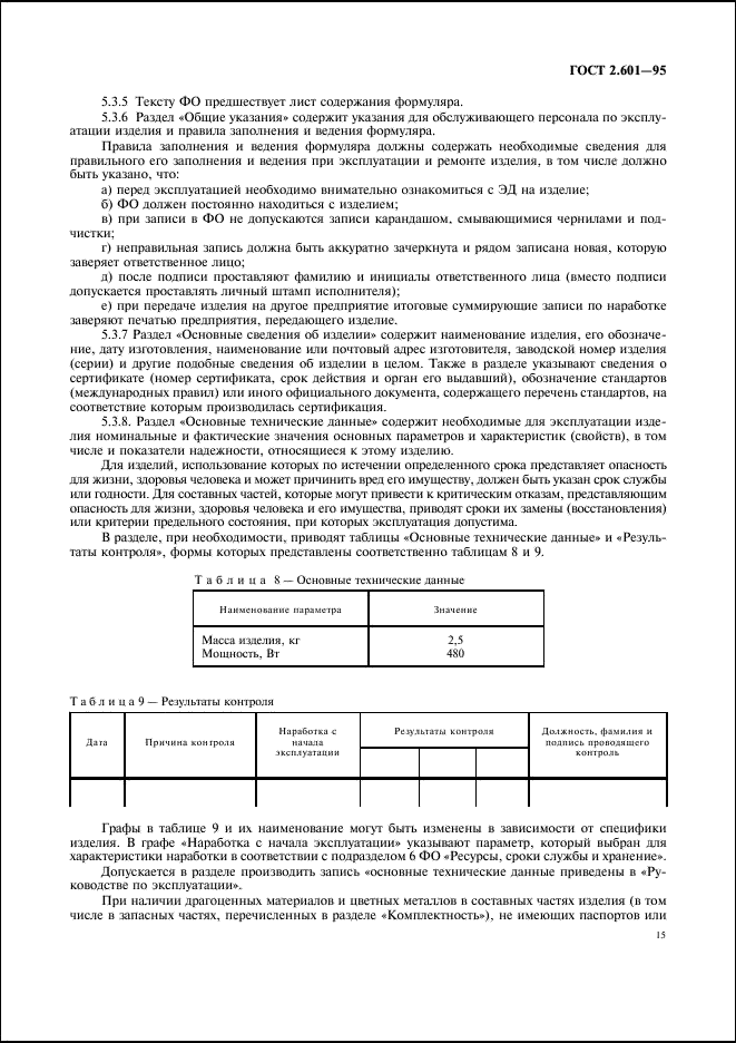 ГОСТ 2.601-95