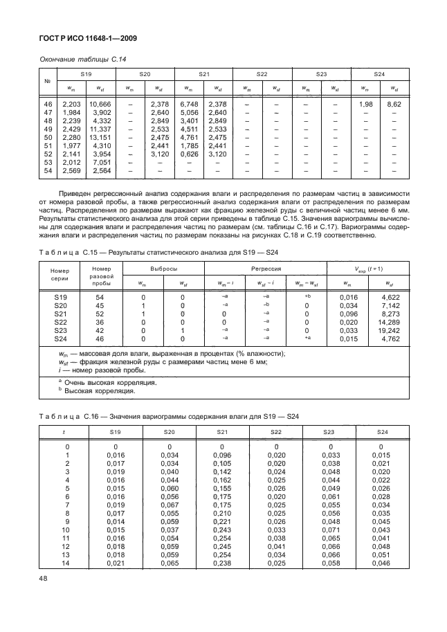 ГОСТ Р ИСО 11648-1-2009