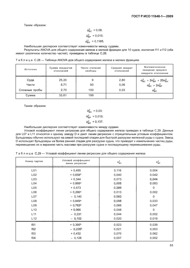 ГОСТ Р ИСО 11648-1-2009