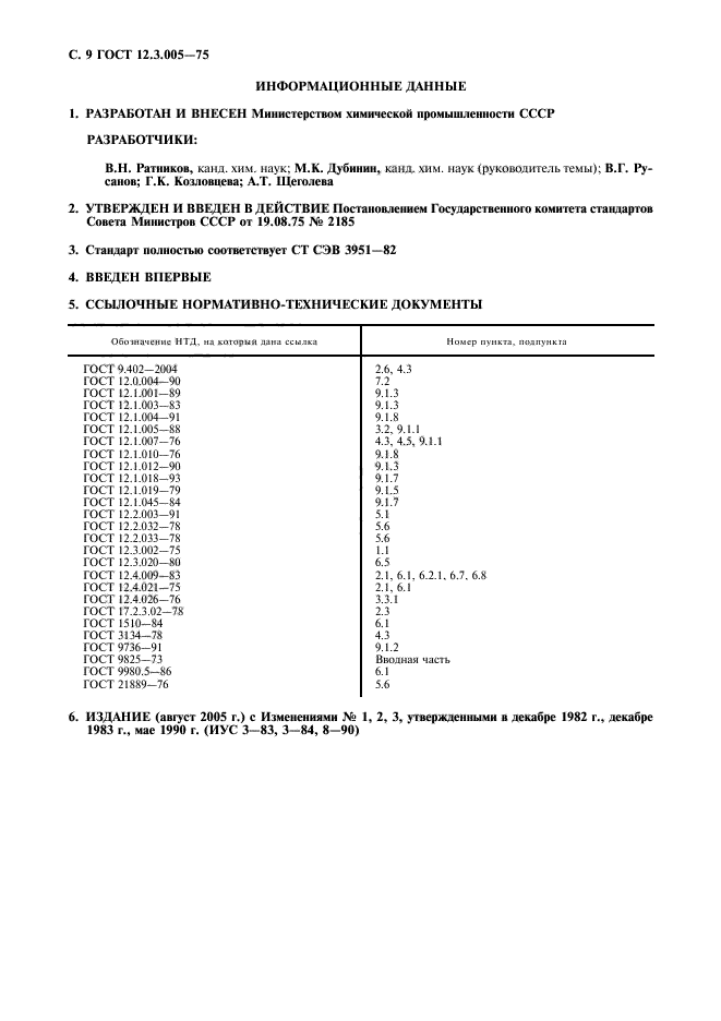 ГОСТ 12.3.005-75