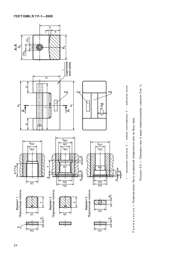 ГОСТ OIML R 111-1-2009