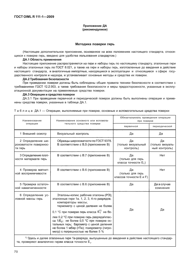 ГОСТ OIML R 111-1-2009