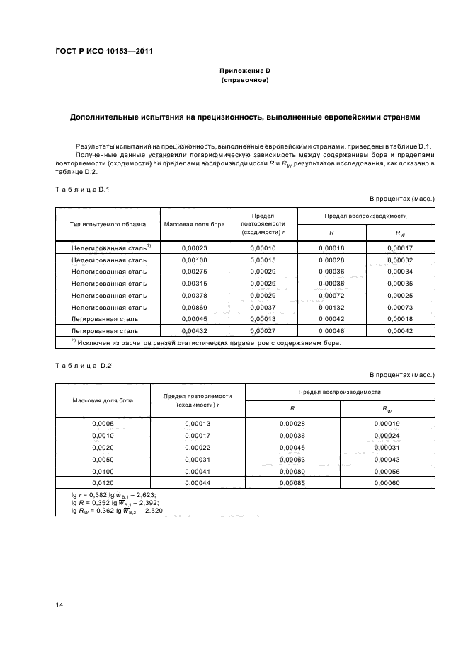 ГОСТ Р ИСО 10153-2011