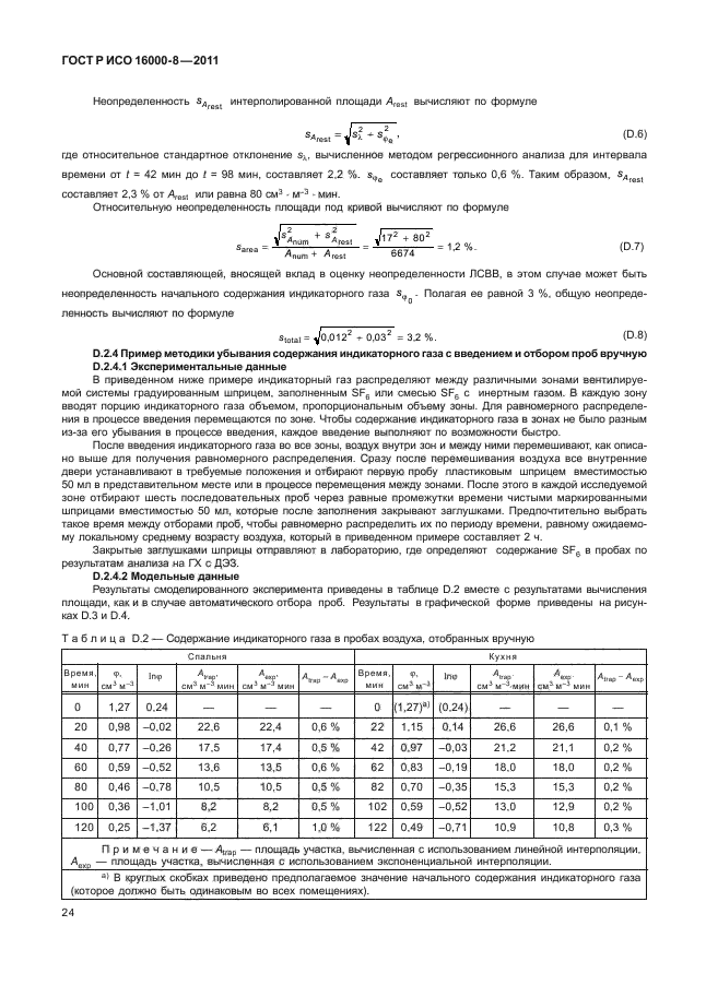 ГОСТ Р ИСО 16000-8-2011