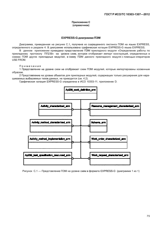 ГОСТ Р ИСО/ТС 10303-1307-2012