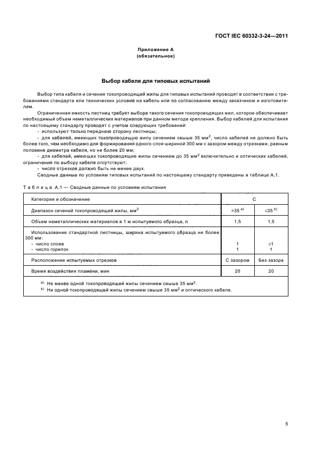ГОСТ IEC 60332-3-24-2011