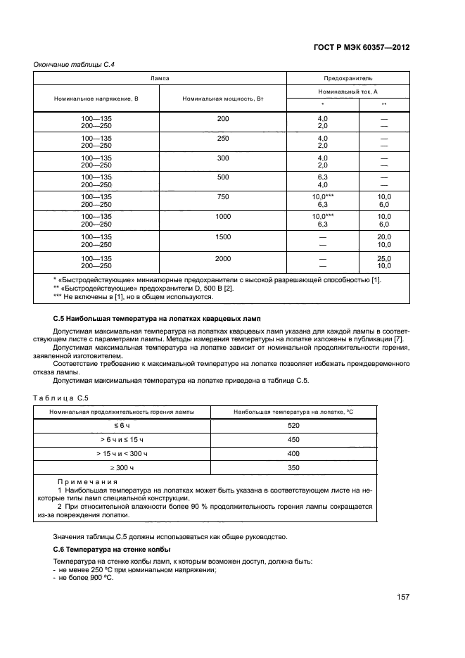 ГОСТ Р МЭК 60357-2012