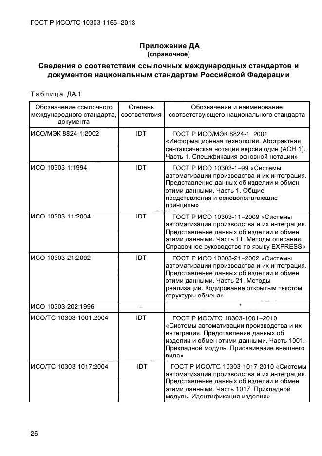 ГОСТ Р ИСО/ТС 10303-1165-2013