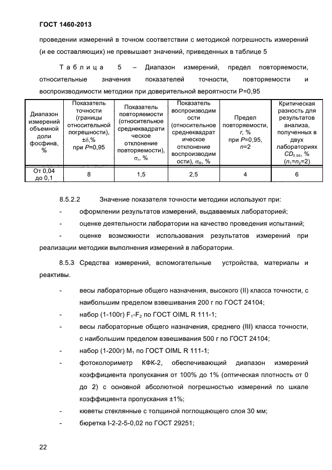 ГОСТ 1460-2013