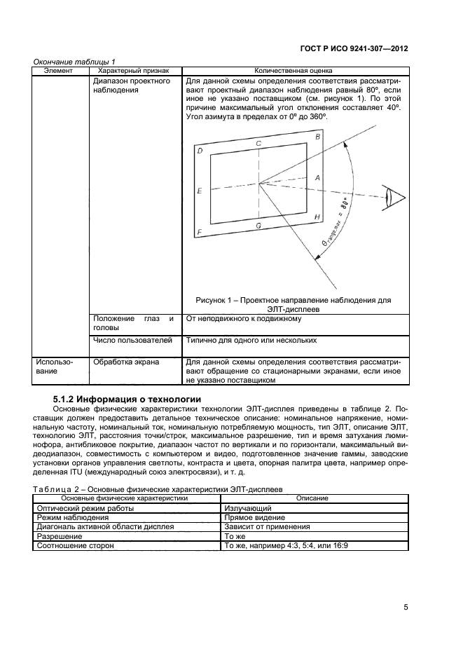 ГОСТ Р ИСО 9241-307-2012