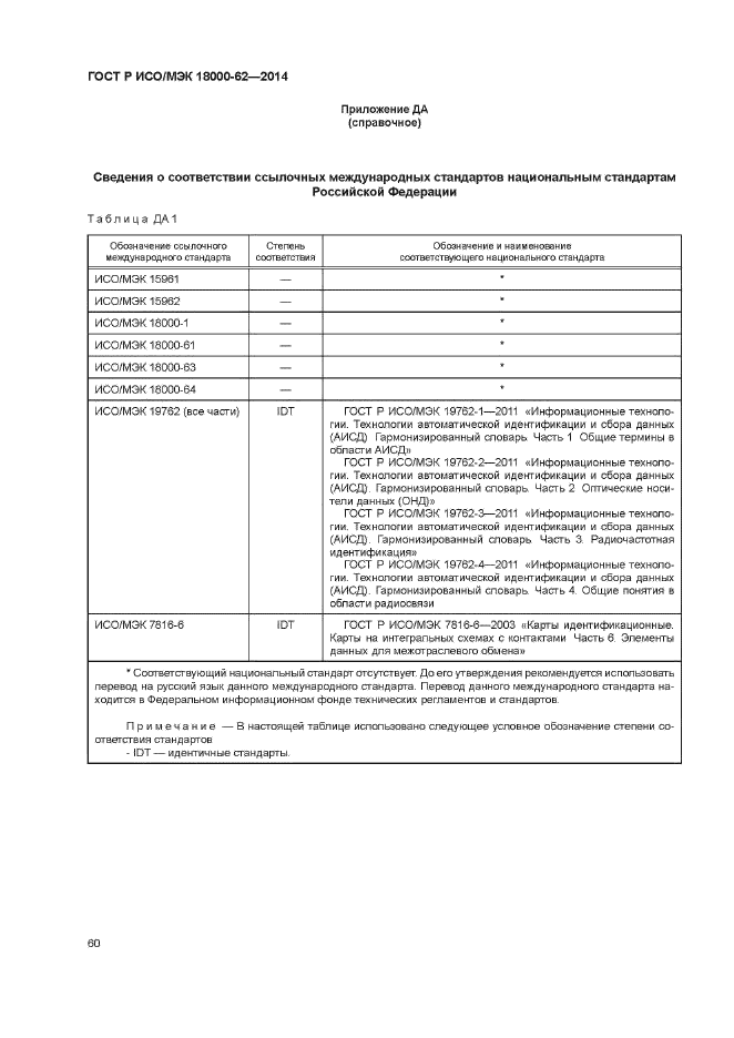 ГОСТ Р ИСО/МЭК 18000-62-2014