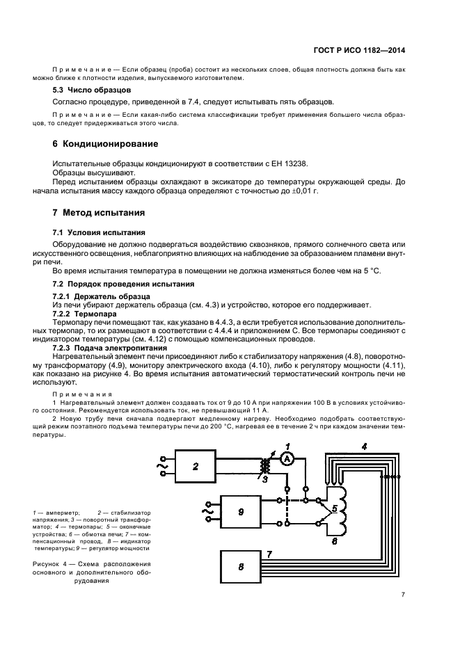 ГОСТ Р ИСО 1182-2014