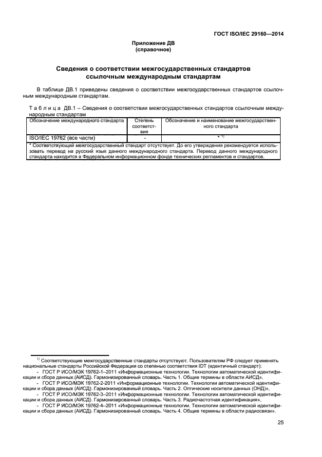 ГОСТ ISO/IEC 29160-2014