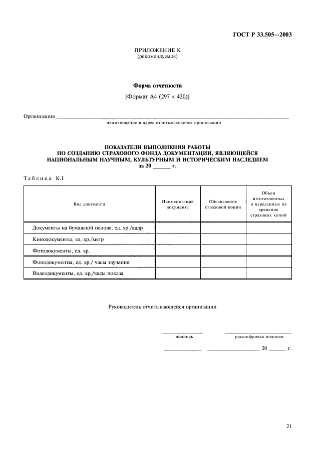 ГОСТ Р 33.505-2003