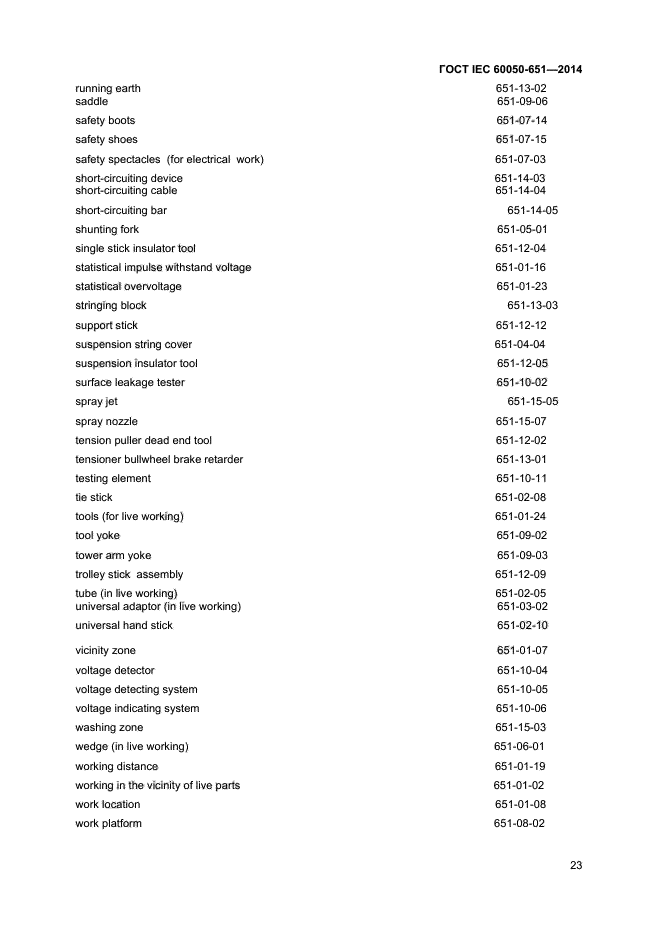 ГОСТ IEC 60050-651-2014