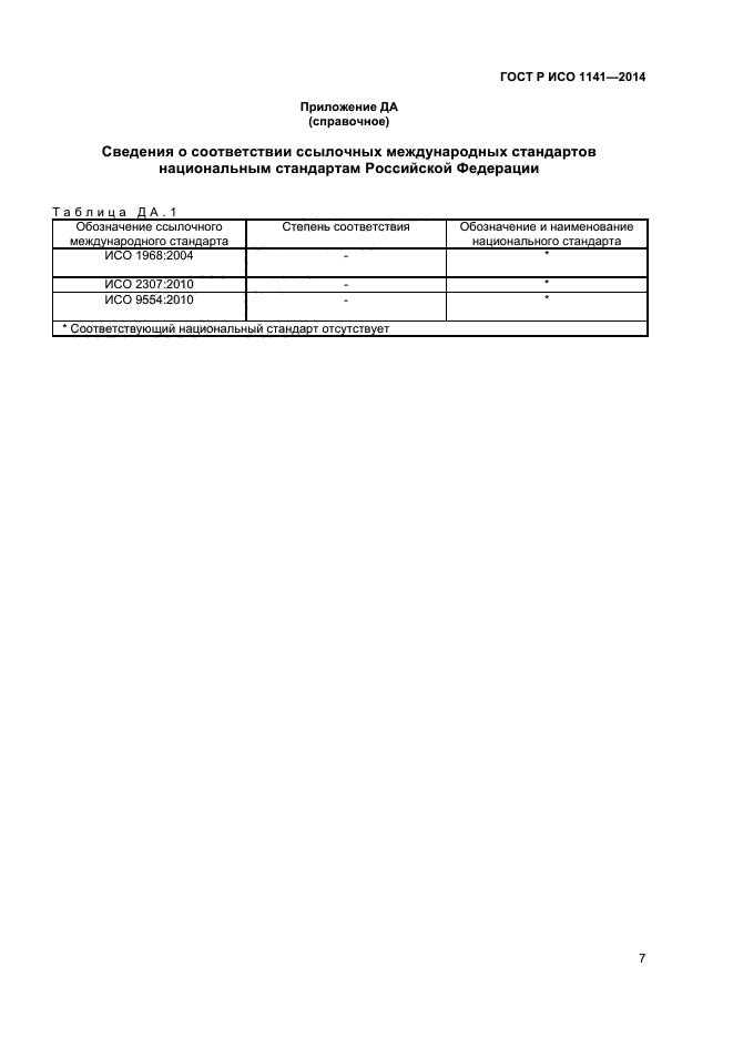 ГОСТ Р ИСО 1141-2014
