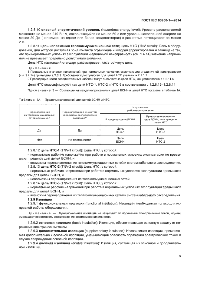 ГОСТ IEC 60950-1-2014