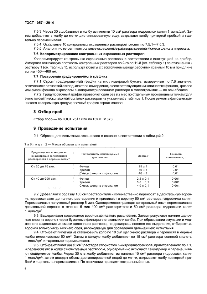 ГОСТ 1057-2014