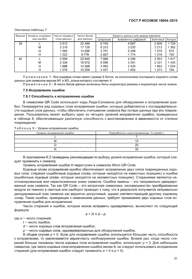 ГОСТ Р ИСО/МЭК 18004-2015