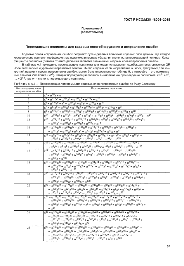 ГОСТ Р ИСО/МЭК 18004-2015