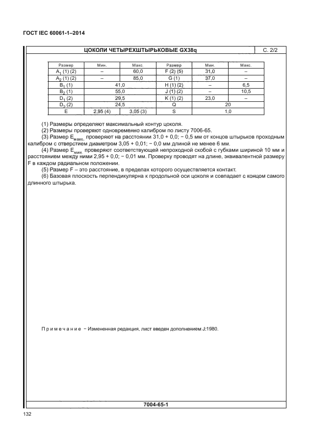 ГОСТ IEC 60061-1-2014