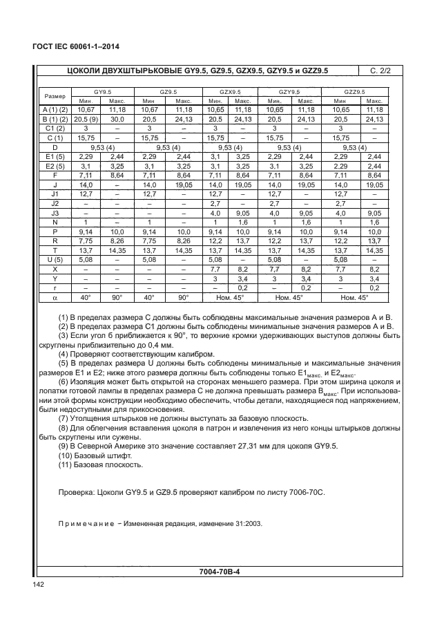 ГОСТ IEC 60061-1-2014