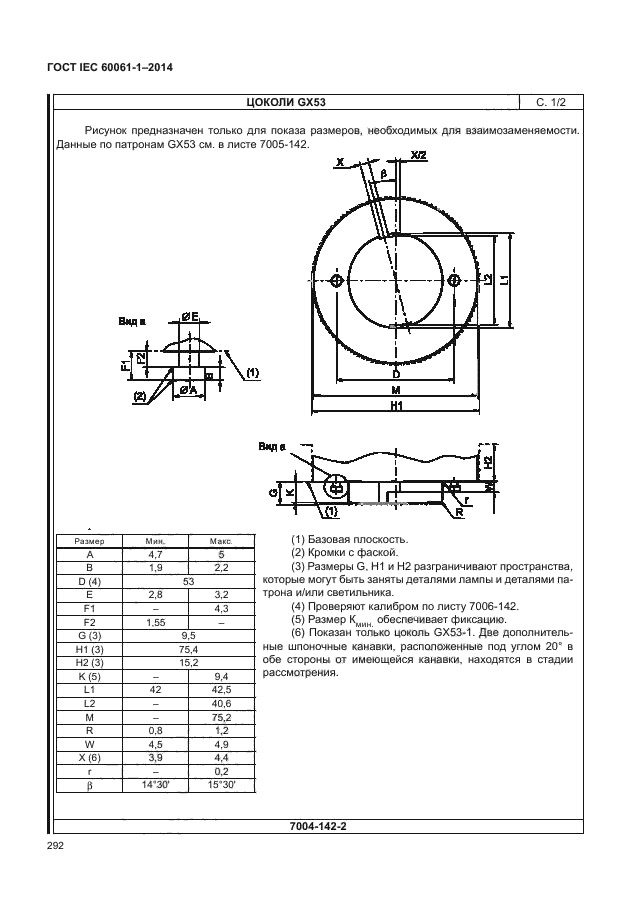 ГОСТ IEC 60061-1-2014