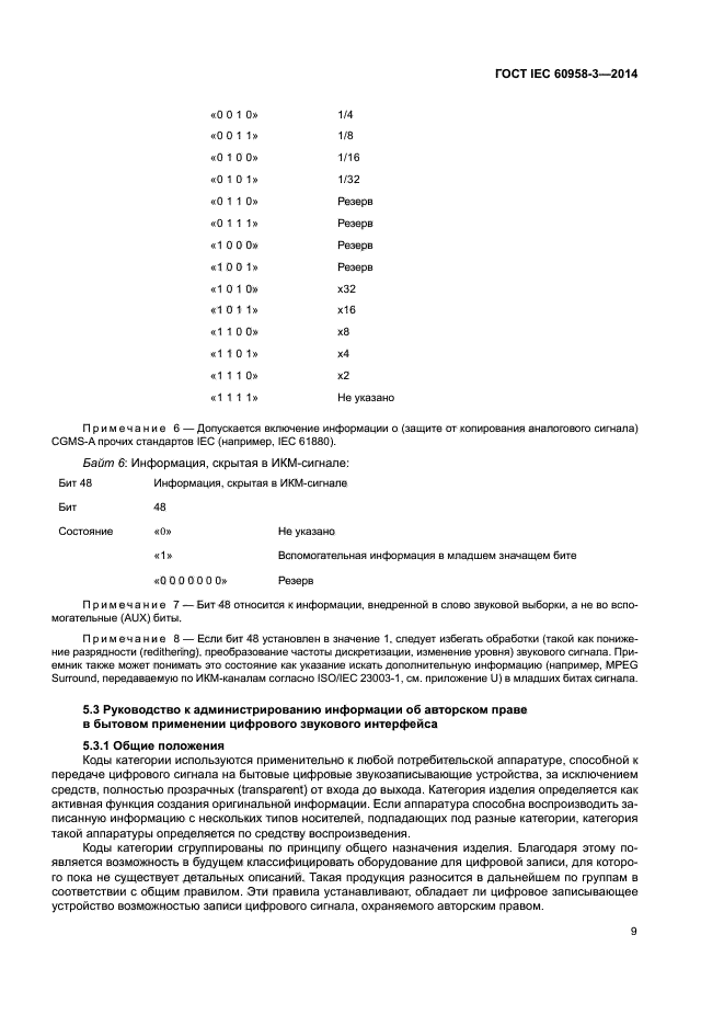 ГОСТ IEC 60958-3-2014